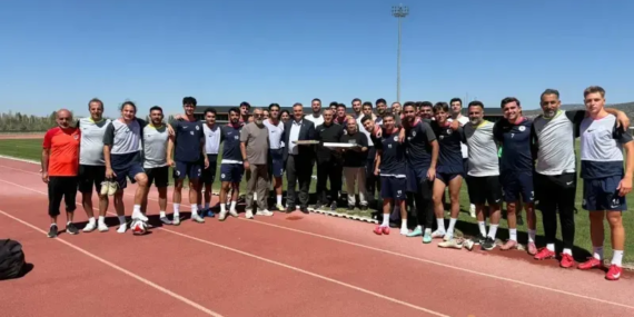 ISBAŞ Isparta32spor’a Moral Ziyareti: Menemen Maçı Öncesi Destek