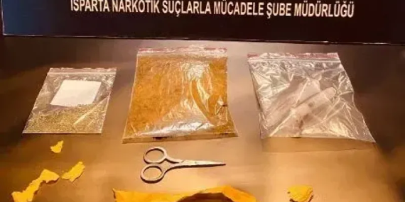 Isparta’da Geniş Kapsamlı Uyuşturucu Operasyonu: 2 Gözaltı ve Bonzai Ele Geçirildi