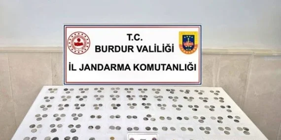 Burdur’da Tarihi Sikkeler Ele Geçirildi: 4 Gözaltı