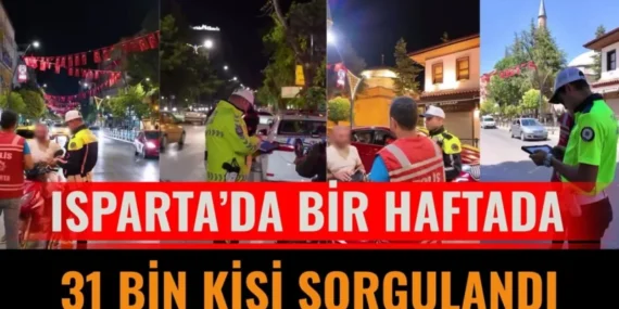 Isparta’da Kapsamlı Güvenlik Operasyonu: Binlerce Kişi Sorgulandı, Arananlar Yakalandı